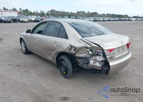 2007 Hyundai Sonata Gls from USA, damaged, VIN 5NPET46C77H184582
